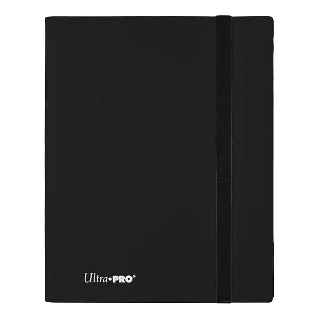 Ultra Pro E-15219 Eclipse - Carpeta de 9 bolsillos, color negro azabache