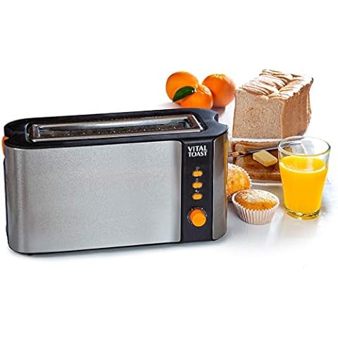 XSQUO Useful Tech Vital Toaster, XL, rostfreies Aluminium Cover