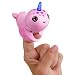 WowWee Fingerlings Light Up Narwhal - Rachel (Pink) - Friendly Interactive Toy