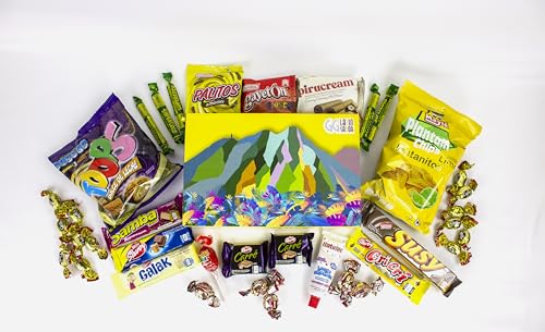 Venezuela Candy Box Pirucream Cocosette Susy Toronto Chocolate Venezolano Chucherias Venezolanas Sweet Snacks Gift Crate Box Assorted Cookies, Chips & Candies Mix Variety Pack International