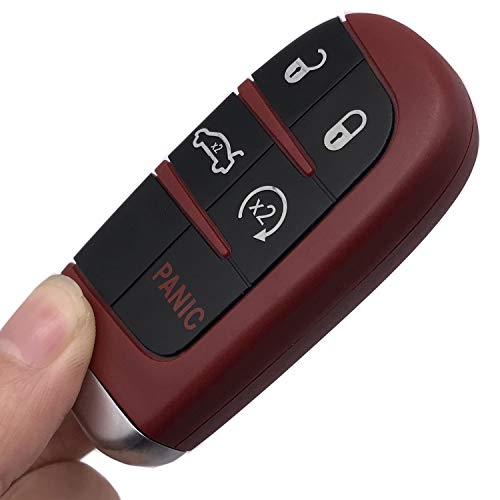Carcasa para llave de coche Jeep Grand Cherokee y Dodge de 5 botones 6