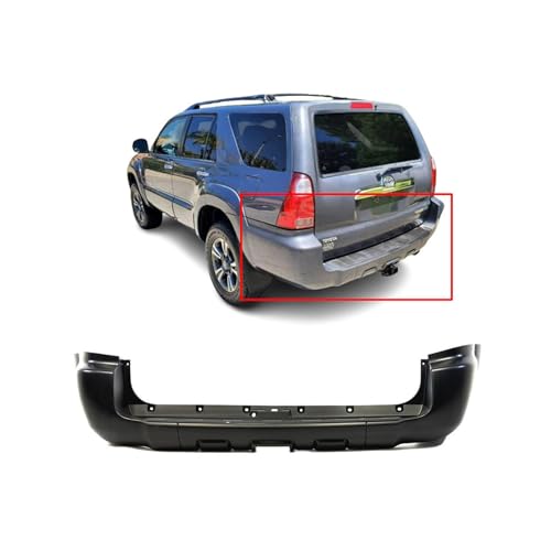 Image of FitParts Compatible with Toyota 4Runner 2006-2009 Rear Bumper Cover | Primed, Ready to Paint, OEM 5215935190, TO1100253