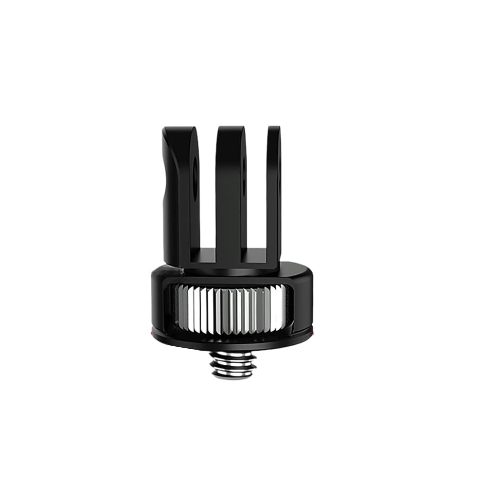 FEICHAO Adaptador Universal De Montaje Para Cámara De Acción De 1/4 De Pulgada A Tres Tarjetas/dos Tarjetas (adaptador De Ranura De 2 Tarjetas, Negro