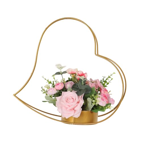 Centres de table en fer pour une réception de mariage chic