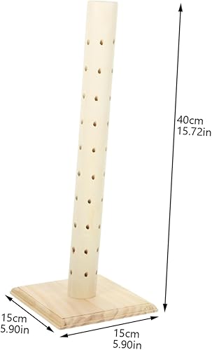 Miniatura 2 de Soporte de exhibición de 48 piruletas para fiesta, soporte de postre de madera, soporte de exhibición de piruletas, soporte de madera para