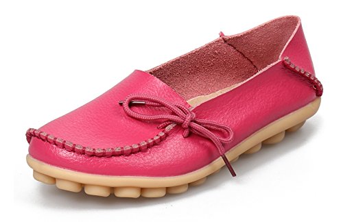 Image of VenusCelia Women's Breathable Comfort Walking Office Flat Loafer