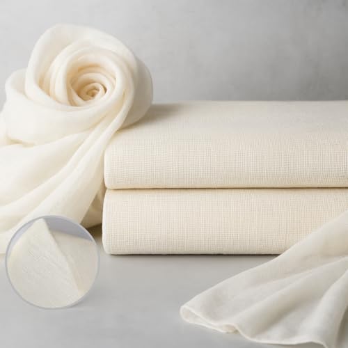 Passiertuch 2 Stück ca. 50x50 cm je Käsetuch, Grad 90+ Cheesecloth Filtertuch Seihtuch 100% ungebleicht, aus reiner Baumwolle, fusselfreie Mulltücher mit vernähten Ecken