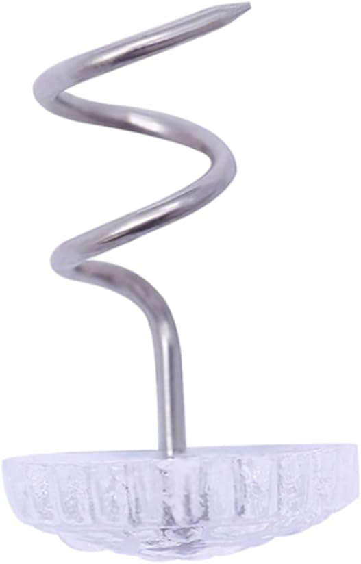 100pcs Spiral Sofa Skirt Fixation Tacks Stainless Steel Upholstery Pins for Secure Holding Without Damage