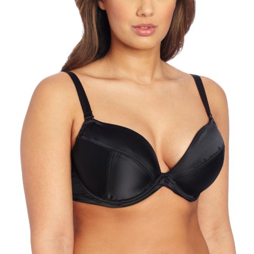 Panache Sutiã feminino Zara Plunge Multiway, Preto, 36E