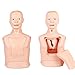Half Body Manikin Teaching Models Advanced Nasogastric Tube and Trachea Care Model Gastric Lavage Tracheostomy Model for Nurse and Medical Students