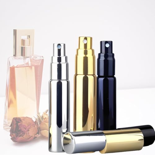 Mini Frasco Portátil de Perfume de Vidro Recarregável com Borrifador Spray Ideal para Levar na Bolsa