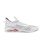 Mizuno Chaussures Wave Mirage 5 Blanc/Noir 2026, blanc noir rouge, 43 EU
