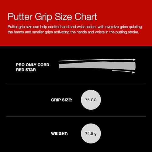 Golf Pride Pro Only Cord Putter Grip – Firm Feedback
