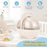 Silicone Breast Pump Holder, Hands-Free Stand, Anti-Tilt Base, Easy-Carry Handle for On-The-Go, Dishwasher-Safe, Compatible with Momcozy M5, eufy E20/S1/S1 Pro, Medela Freestyle Hands-Free