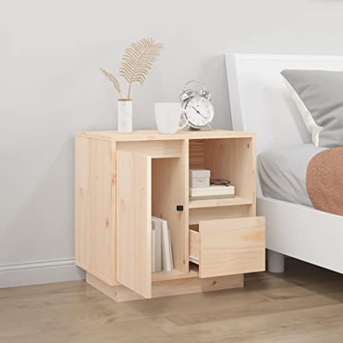 Table de nuit rustique pour organiser votre chambre et libérer de l'espace - 4