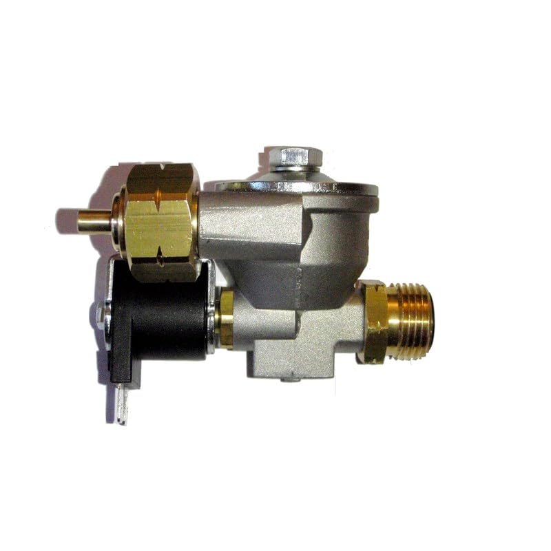 Generisch 12V Elektroventil Sicherheitsventil Abschaltventil Magnetventil für 11kg Gasflasche, mit Filter :: Wohnwagen Gabelstapler Camping :: Propan Butan Propangas Propangasflasche Gas LPG