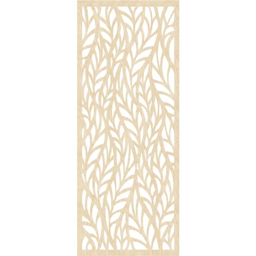 Image of Ortonville Decorative Pierced Fretwork Wood Wall Panels, 25 3 /8 inchW x 64 3 /8 inchH x 3 /8 inchT, Birch