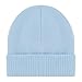 Molang Beanie Hat, Jacquard Winter Knit Cap with Cuff, Blue, One Size