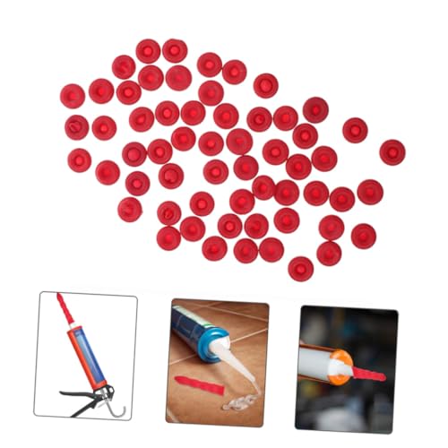 20 tapas rojas para sellar tubos de pegamento miniatura 7