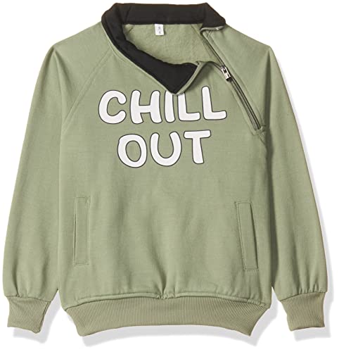 Image of Boys Fleece High Neck Sweatshirt