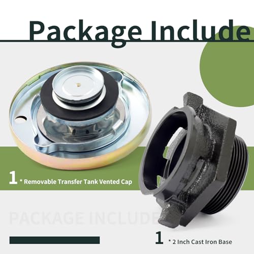 Allcsm 2 INCH NPT DIESEL FUEL TANK CAP Fuel Transfer Tank Vented Cap With Threaded Neck, Venting Pressure Diesel Fuel Tank Cap With 2 Inch Npt Base Use For Diesel Fuel Gas Transfer Tank & Vented Fuel Storage Tank Prevent Vapor Control Cap thumb #6