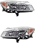 For Buick Regal 2011 2012 2013 Headlight Assembly Driver and Passenger Side | Pair | Halogen | CAPA Certified | Replacement For GM2502353, GM2503353 | 13226799, 13226800