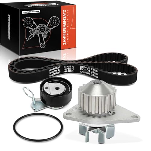 Frankberg Timing Belt Set Timing Belt Water Pump Petrol Compatible with Berlingo Box M_ 1.1L 1996-2008 C3 II SC_ 1.1L 2009-2013 206 Hatchback 2A/C 1.1L 1998-2007