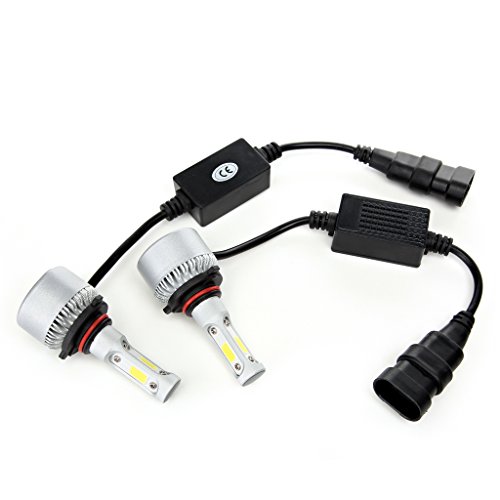 9006 LED Headlight Bulbs 6000K 12000LM 3 COB Chips...