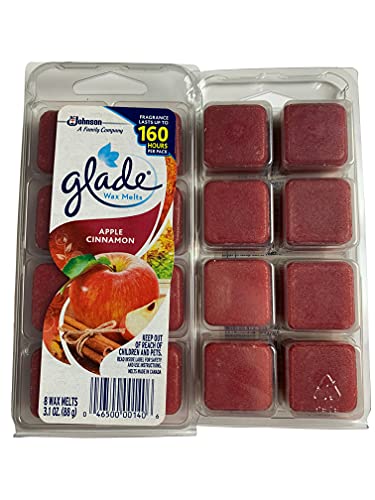 Image of Glade Wax Melts Apple Cinnamon 8 ct. (Pack of 2)
