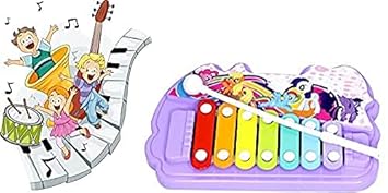 Boxo Piano Musical Toy with Colorful Keys for Toddlers and Kids (Multicolor)