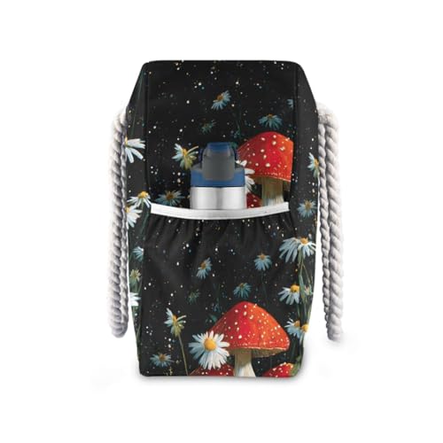 susiyo Mushrooms Beach Bags for Women Large Travel Tote Bag Waterproof Sandproof Lightweight Swim Pool Bag for Family Outdoor3