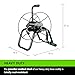 Yard Butler Portable Ground/Wall Mount Hose Reel, 75ft - Leakproof Hose Storage Solution - Durable Powder Coated Steel Construction - Rust Resistant Outdoor Watering Accessory - Tangle-Free Operation