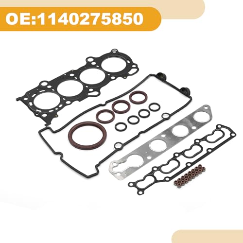 Image of Cylinder Head Gasket Kit No.1140275850 Engine Engine Valve Gasket Set for Suzuki Engine. K14B Rubber,Metal Black
