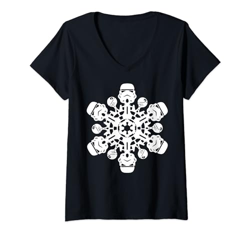 T-shirt Star Wars Stormtrooper col en V ajusté au motif graphique