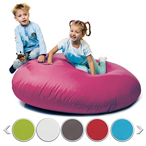 sunnypillow XXXL Sitzsack mit Styropor Füllung 145 cm Durchmesser 2-in-1 Funktionen zum Sitzen und Liegen Outdoor… – Bild 8