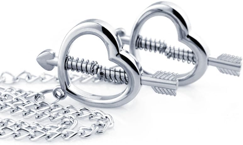 2Pcs Fake Nipple Piercings Stainless Steel Non-Piercing Nipples Shields Rings Nipple Rings Nipple Jewelry Non Piercing for Women (): Type 2