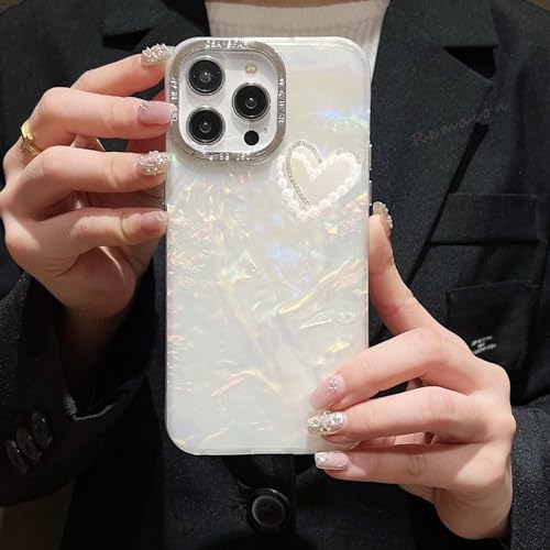 Coque rigide antichoc iPhone 12 Pro paillettes nacrées 1C