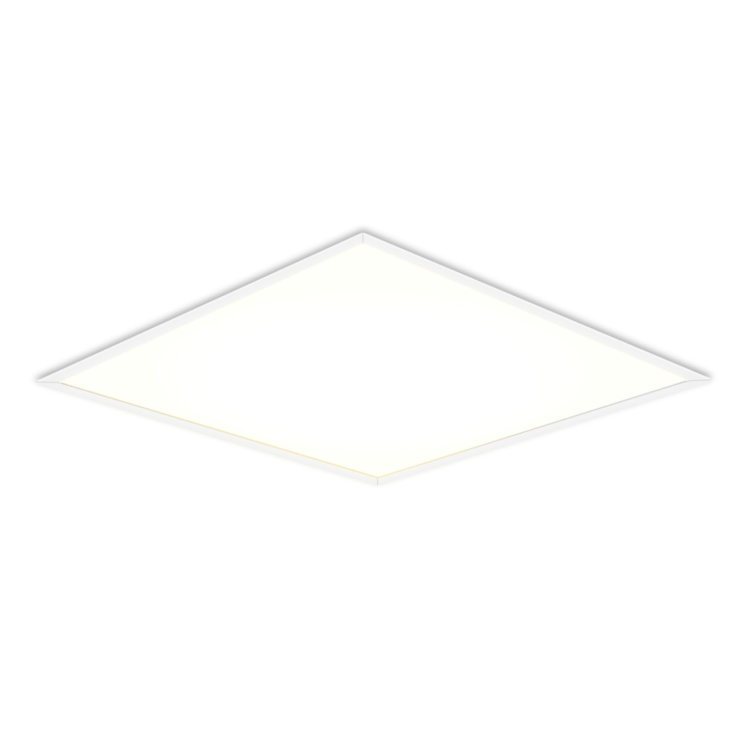 18x LED Panel rahmenlos 62x62cm 40W 3000K warmweiß 4000lm 100 Lumen/Watt flimmerfrei UGR<22 Einbau Rasterleuchte Einlegeleuchte Deckenleuchte Odenwalddecke OWA 620x620x32mm