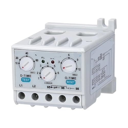1 relé de sobrecarga electrónico SOPR-SS2-220 de 5 a 60 A, protector de motor, relé de sobrecarga térmica de 90 a 260 VA(5-60A)