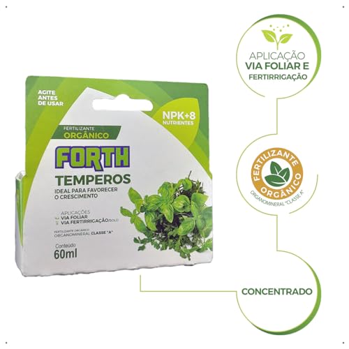 Adubo Forth Temperos 60ml - Concentrado - Líquido