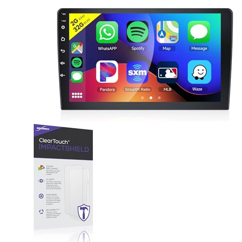 BoxWave Screen Protector Compatible with Podofo P4 Plus - ClearTouch ImpactShield (2-Pack), Impenetrable Screen Protector Flexible Film