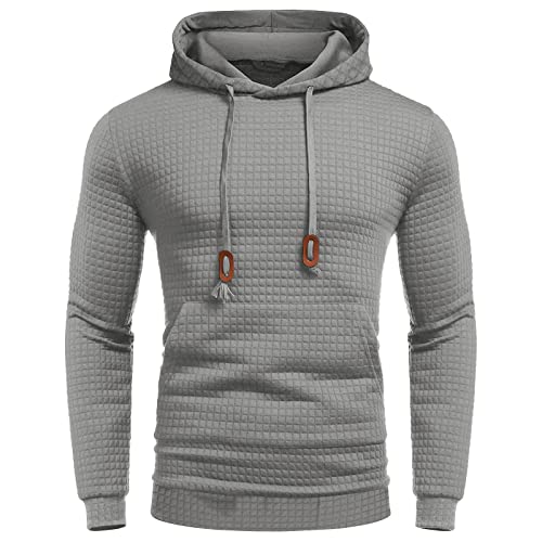 Mens-Plaid-Jacquard-Hoodies-Casual-Long-Sleeve-Drawstring-Sweatshirt-Gym-Hooded-Pullover Mens-Plaid-Jacquard-Hoodies-Casual-Long-Sleeve-Drawstring-Sweatshirt-Gym-Hooded-Pullover