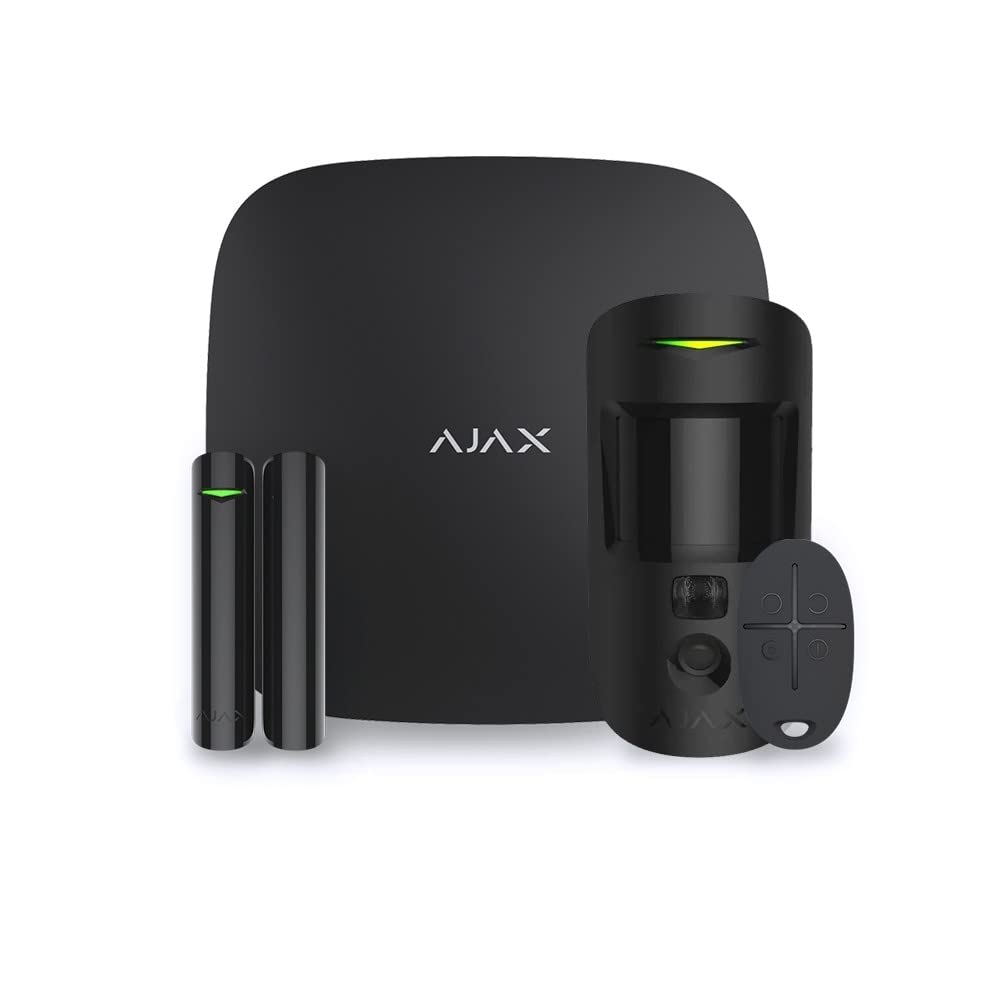 ALARM SECURITY STARTERKIT CAM/PLUS BLACK 20504 AJAX