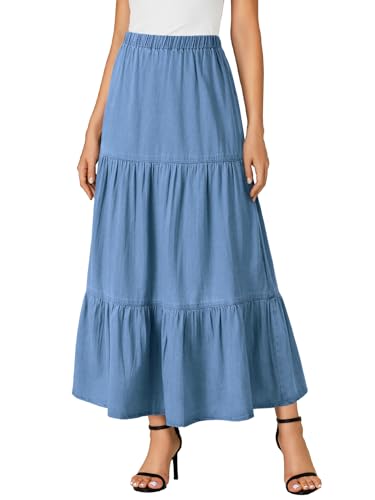 ハーリップトゥ　Round Tiered Long Skirt M ハーリップトゥ ブラック Round Tiered Long Skirt M Round Tiered