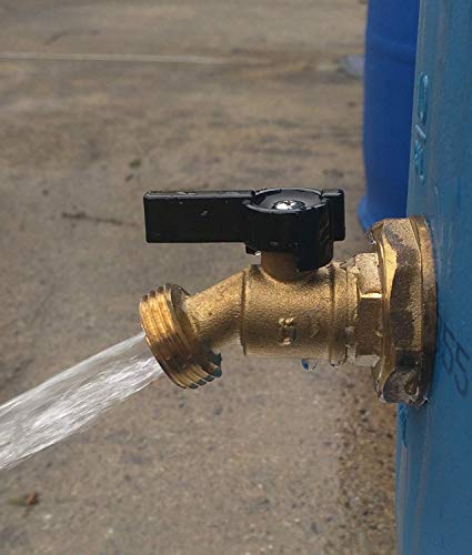 RAINPAL RBS050 Brass Rain Barrel DIY Spigot(Unibody Design)