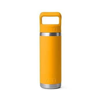 【限定色】YETI 18oz bottle with Straw Cap YETI Rambler 18 oz Bottle, Vacuum Insulated, Stainless Steel