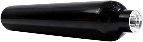 Miniatura 4 de TUXING Tanque de aire de paintball de aluminio, tanque de aire de alta presión 0.38L 23Ci capacidad, cilindro de buceo botella de aire de alta