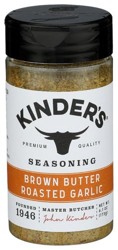 Kinders Seasoning Roast Garlic Brown Butter 6.1 oz (Pack of 6)