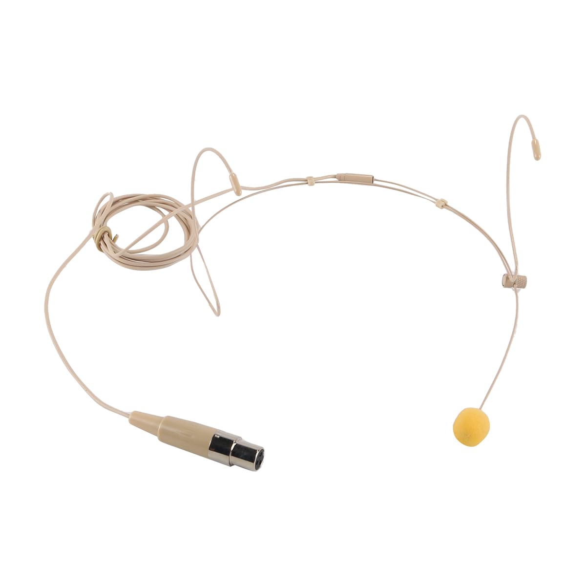 Enwye Skin Colour Mini 3-Pin XLR 3.5 Mm Telescope and Foldable Headset Microphone