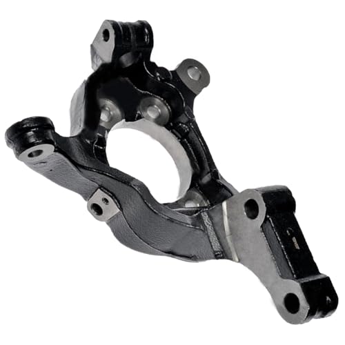 Image of Detroit Axle - Front Right Steering Knuckle for Nissan Sentra Juke Leaf NV200 Chevrolet City Express Passenger Side Steering Knuckle Assembly 2015 2016 2017 Replacement